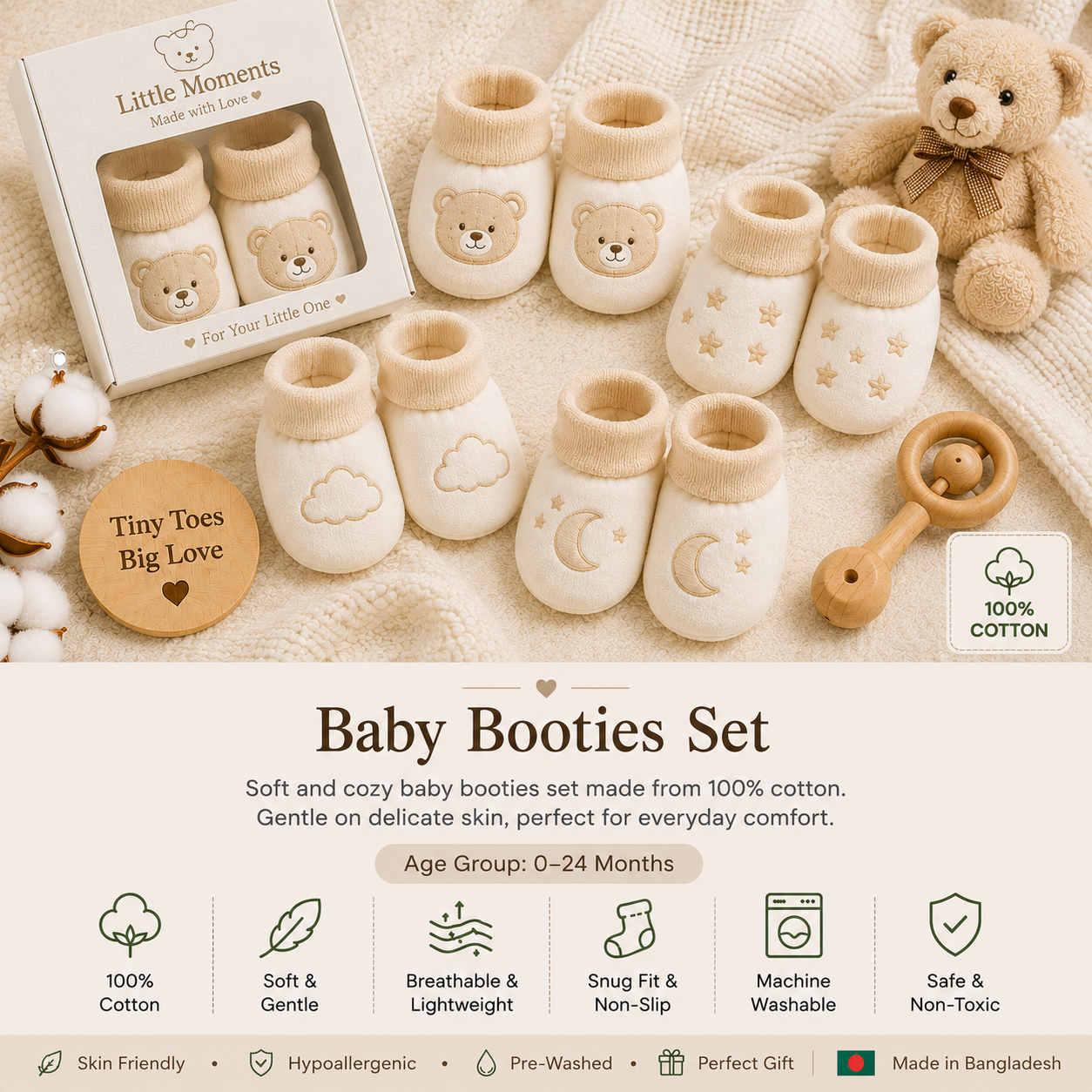 Baby Booties Set