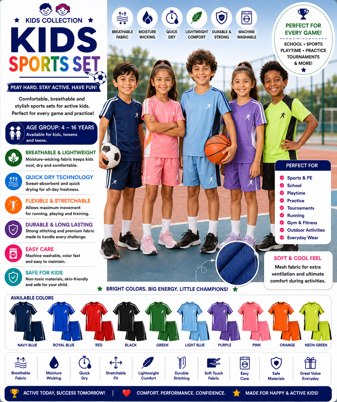 .Kids Sports Set