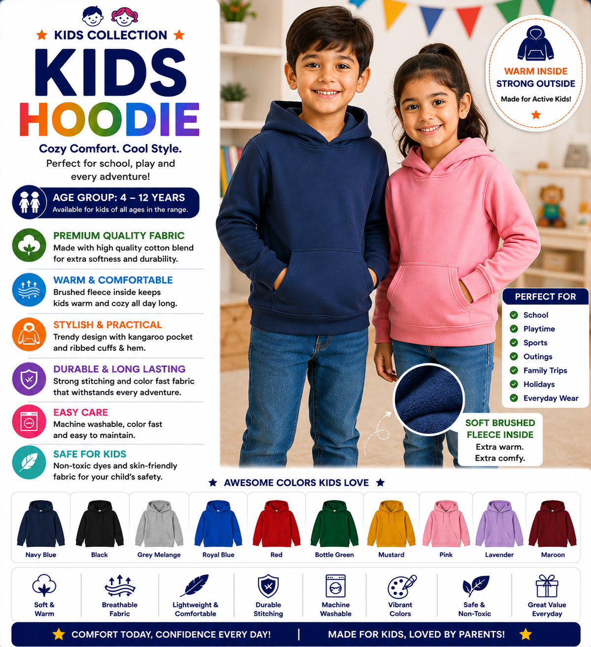 .Kids Hoodie