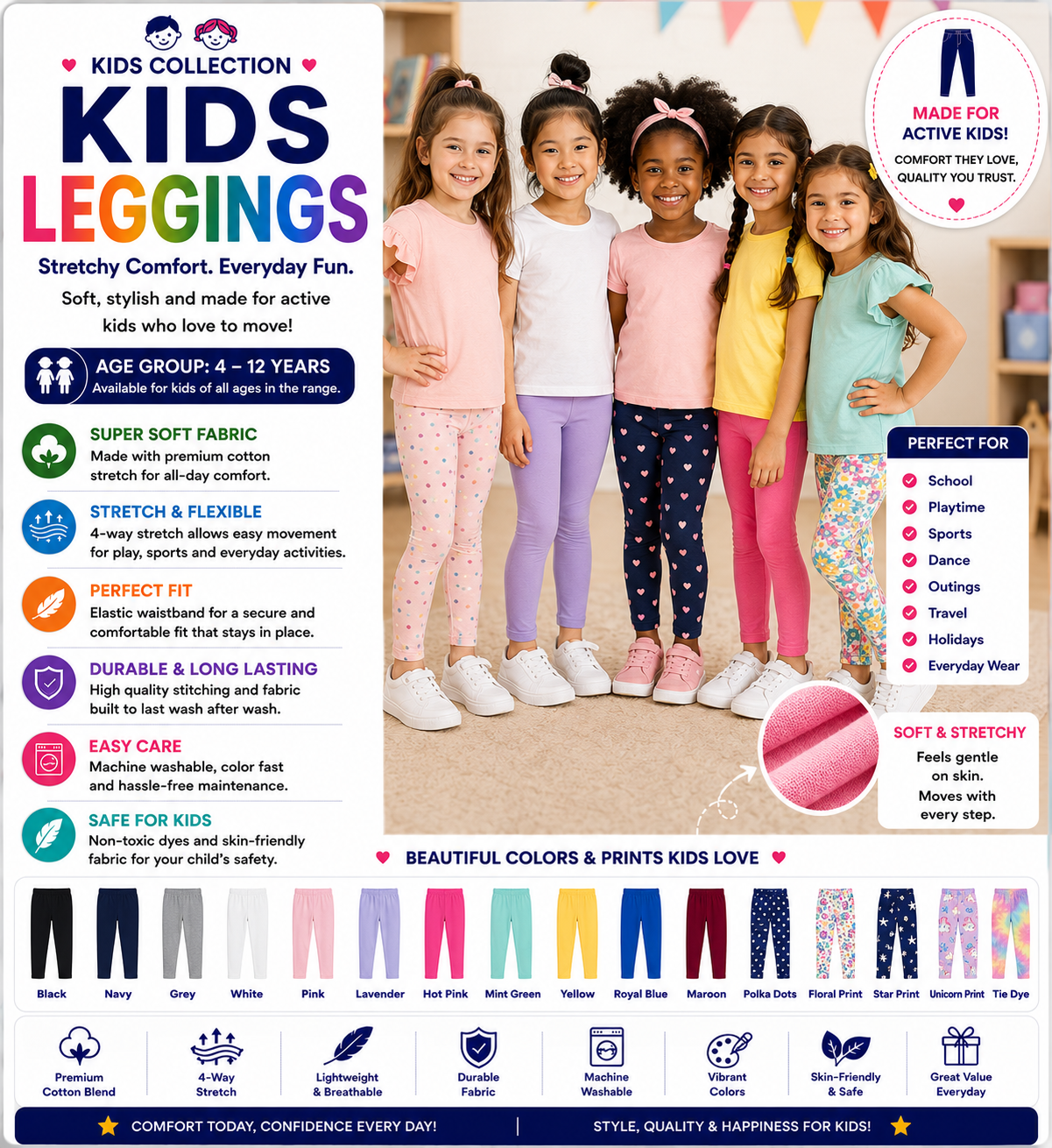 .Kids Leggings