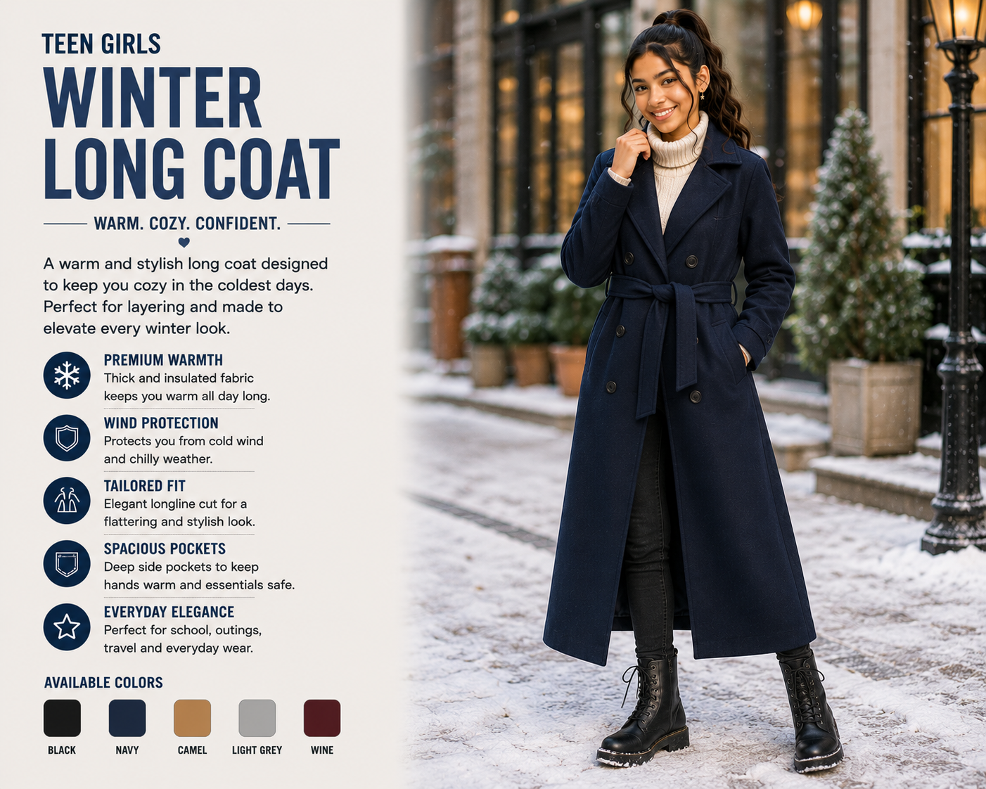 winter long coat