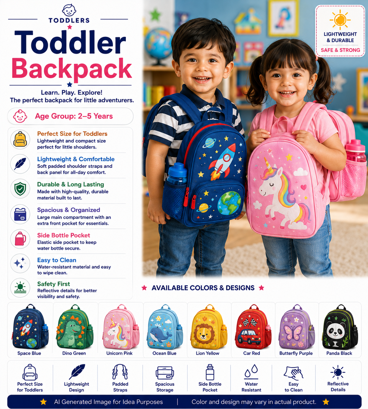 .Toddler Backpack