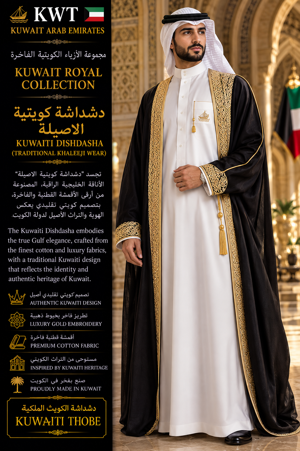 Kuwaiti Dishdasha