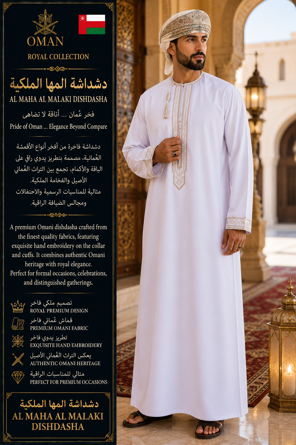 Al Maha Al Malaki Dishdasha