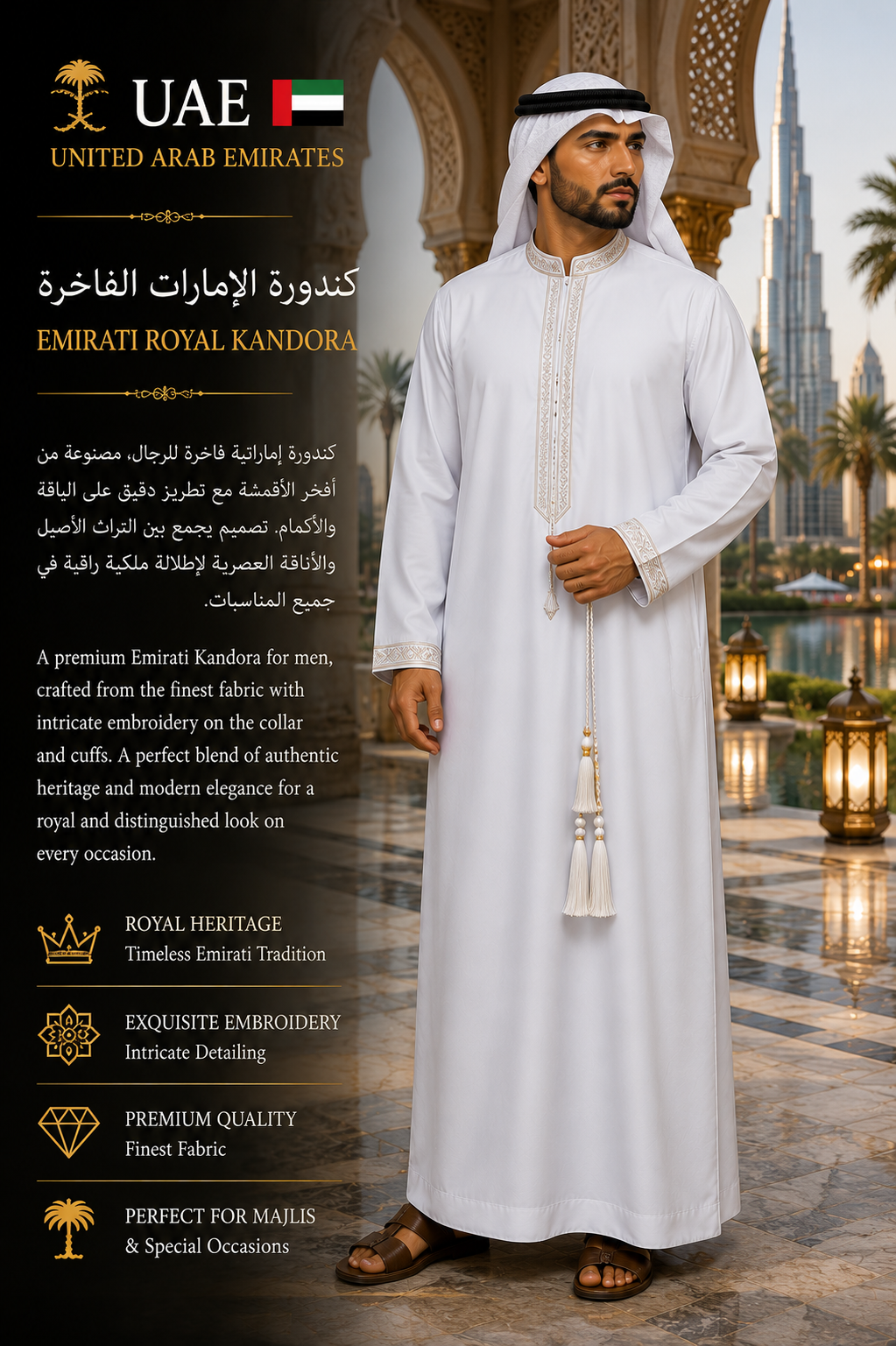 Emirati Royal Kandora