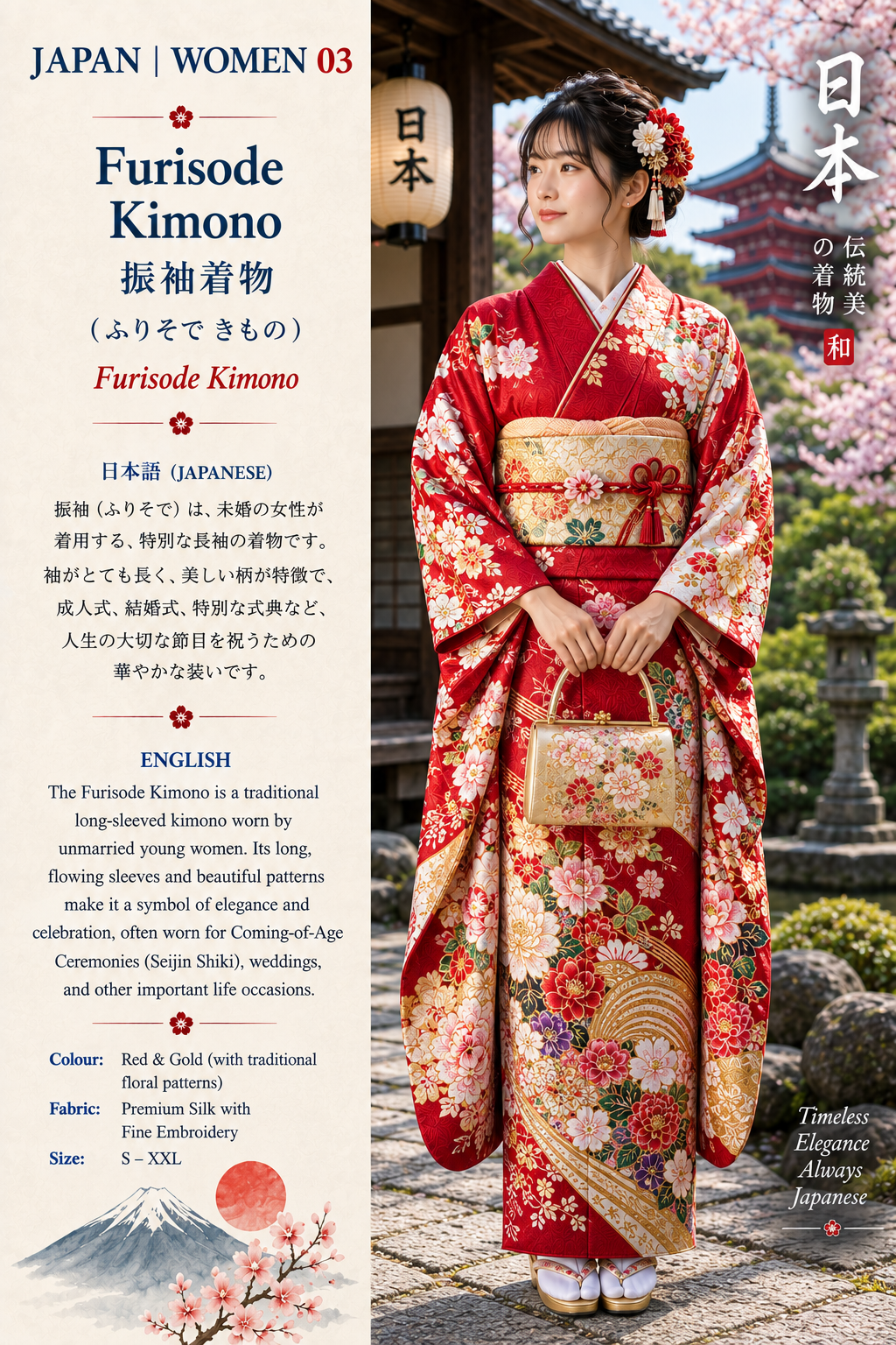 Furisode Kimono