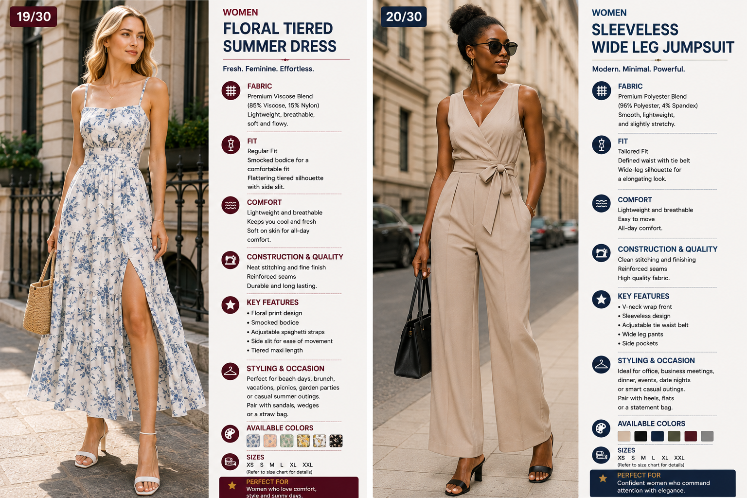 floral tiered summer suit