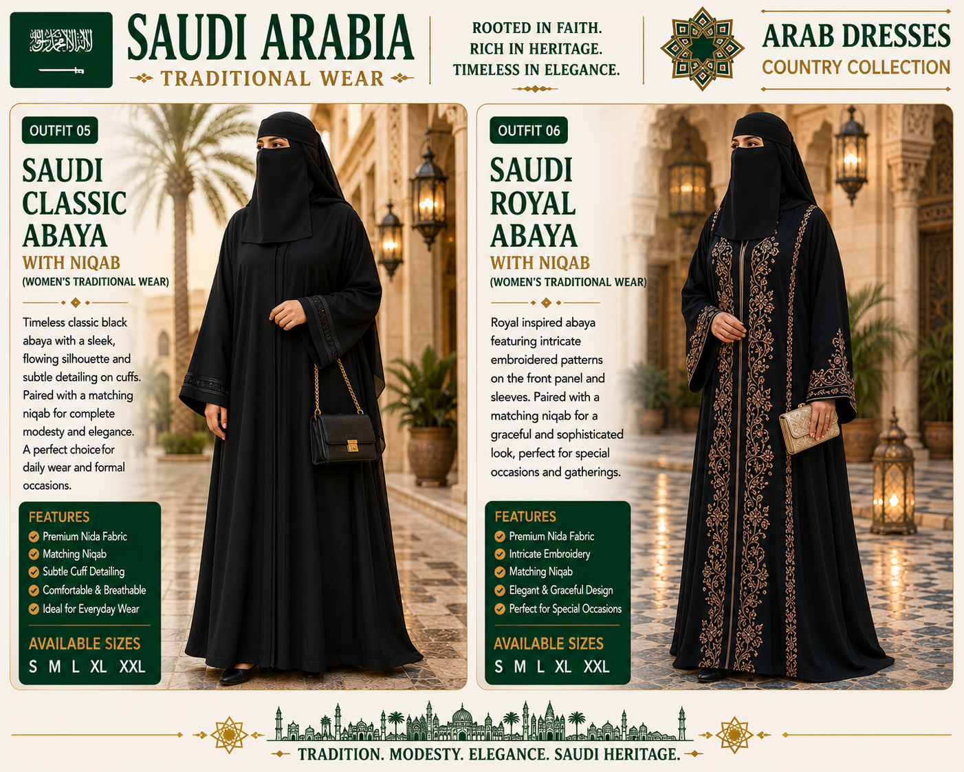 International country-specific garment collection